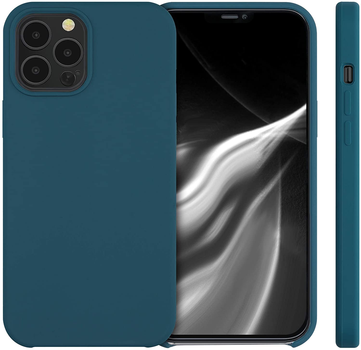 KW iPhone 12 Pro Max Θήκη Σιλικόνης Rubber TPU - Teal Matte - 52644.57