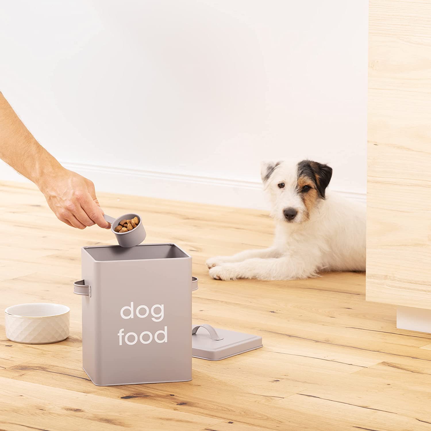 Navaris Δοχείο Αποθήκευσης Φαγητού για Σκύλους - 5.9L - Grey - 57193.19.1