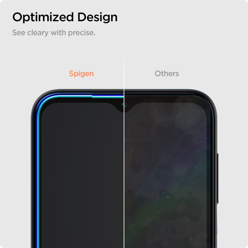 Spigen Samsung Galaxy A14 5G GLAS.tR Slim 0.2mm 2.5D Tempered Glass Αντιχαρακτικό Γυαλί Οθόνης 9H - 2 Τεμάχια - Clear - AGL05971