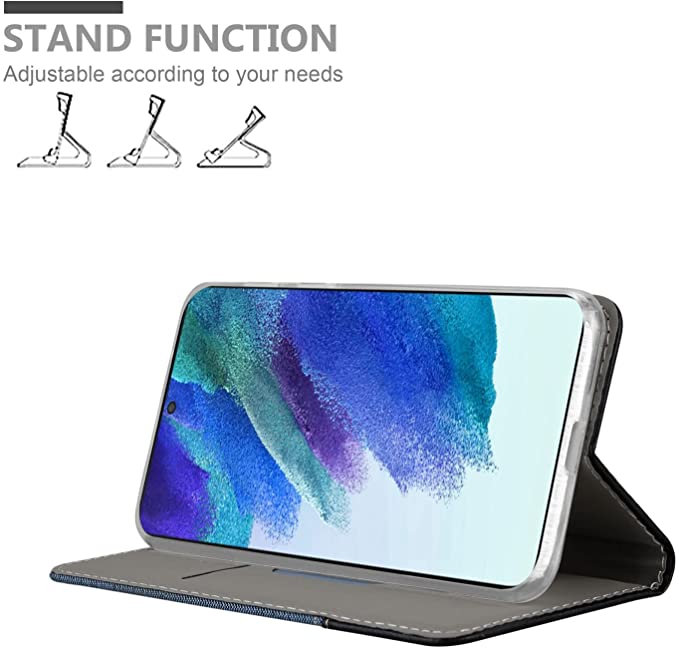 Cadorabo Samsung Galaxy S22 Plus Θήκη Βιβλίο Stand - Dark Blue - Black