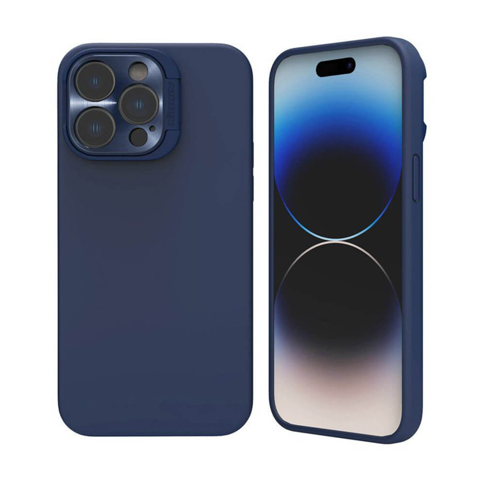 Nillkin iPhone 16 Pro Lens Wing Magnetic Σκληρή Θήκη με Μεταλλική Προστασία για την Κάμερα - Blue