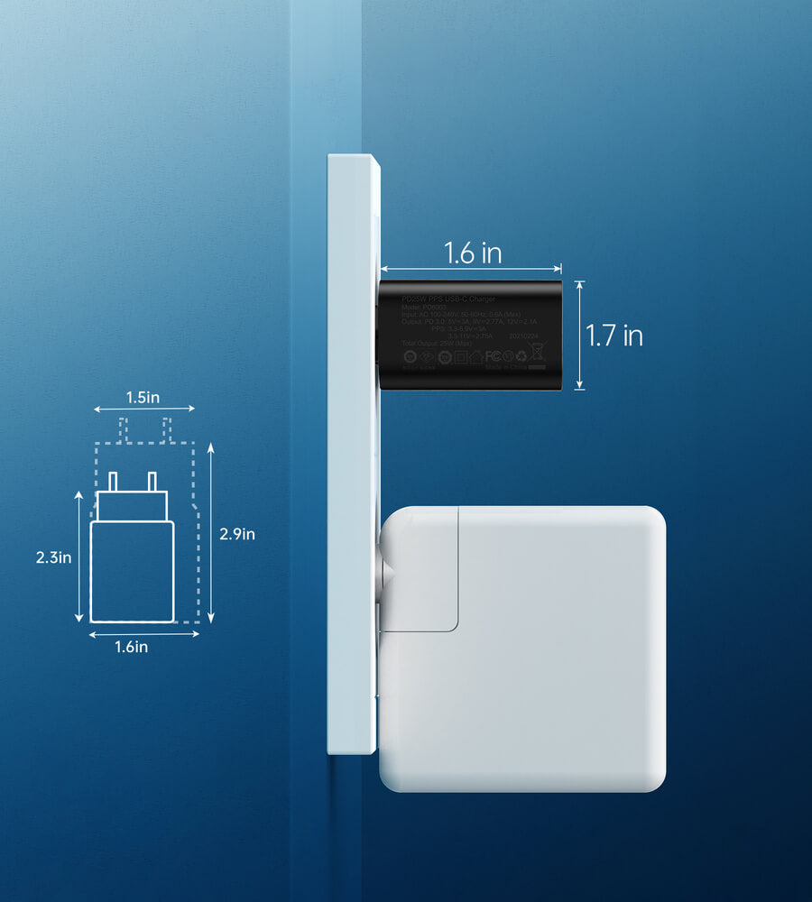 Choetech PPS PD Οικιακός Φορτιστής Γρήγορης Φόρτισης με Θύρα Type-C 25W - Black - PD6003