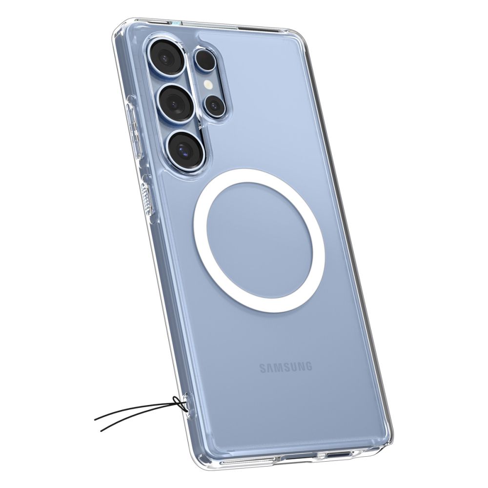Spigen Samsung Galaxy S25 Ultra - Ultra Hybrid Mag - Σκληρή Θήκη με Πλαίσιο Σιλικόνης Και MagSafe - Clear / White