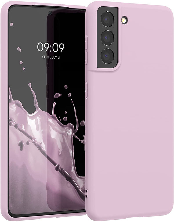 KW Samsung Galaxy S21 Θήκη Σιλικόνης TPU - Mauve - 54055.140