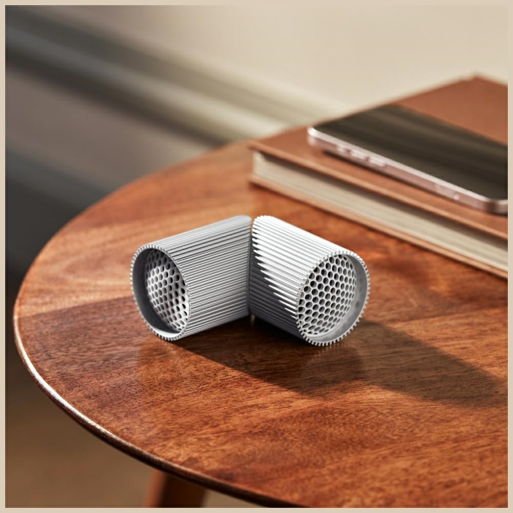 Lexon Σετ με 2 Μαγνητικά Φορητά Ηχεία Bluetooth - Ray Speaker - Aluminum