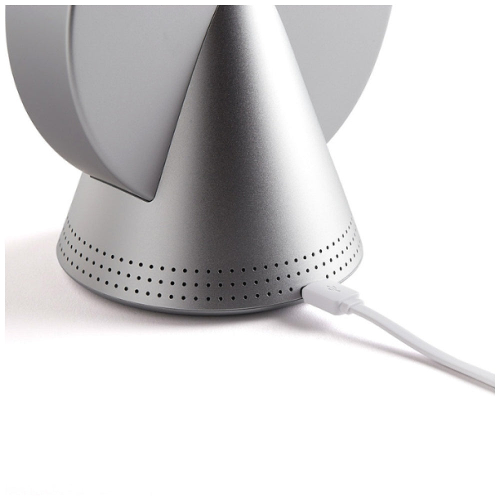 Lexon Ξυπνητήρι με Ραδιόφωνο & Bluetooth Ηχείο - Conic Clock - Aluminium
