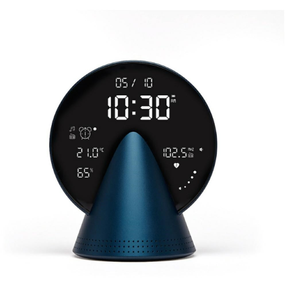Lexon Ξυπνητήρι με Ραδιόφωνο & Bluetooth Ηχείο - Conic Clock - Blue
