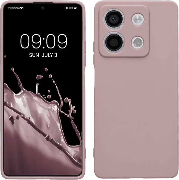 KW Xiaomi Redmi Note 13 5G Θήκη Σιλικόνης TPU - Nude Lilac