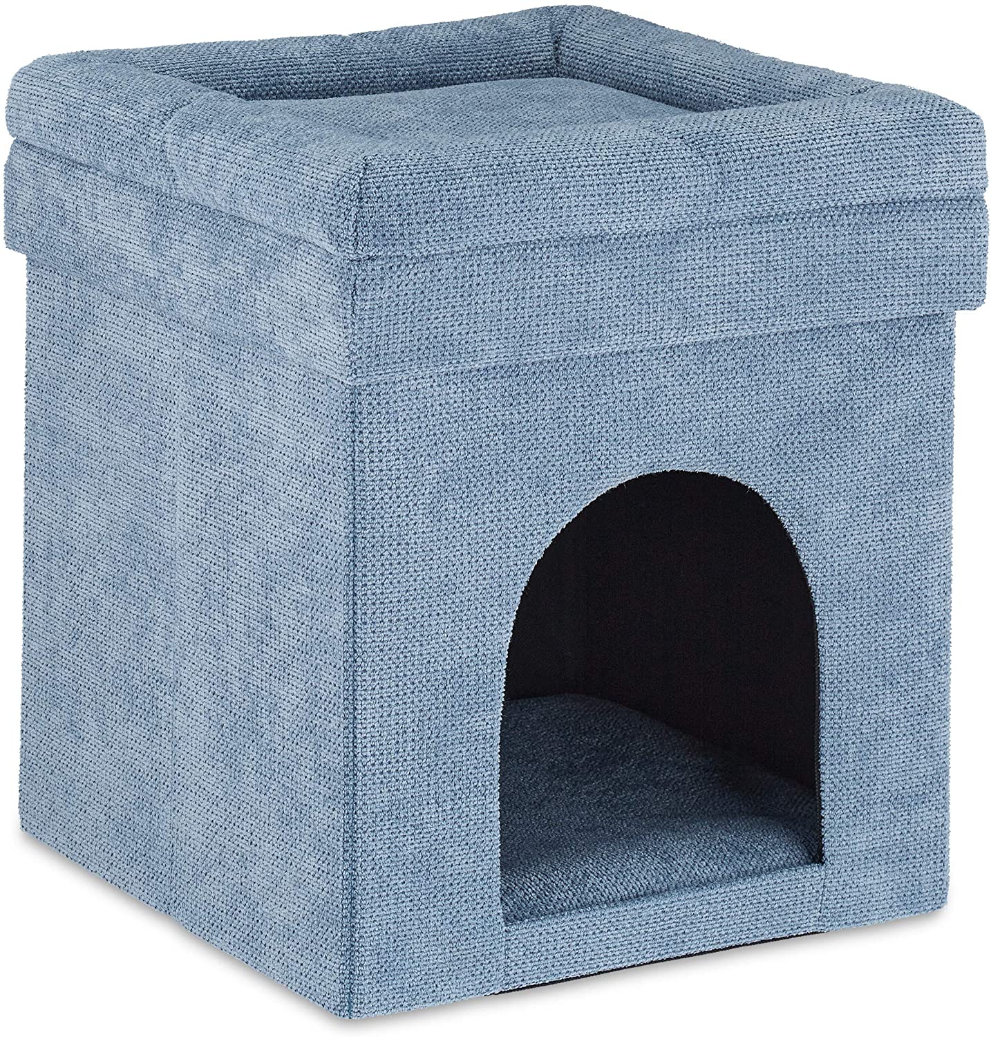 Relaxdays Σκαμπό / Σπηλιά για Γάτες - Grey - 4052025306687