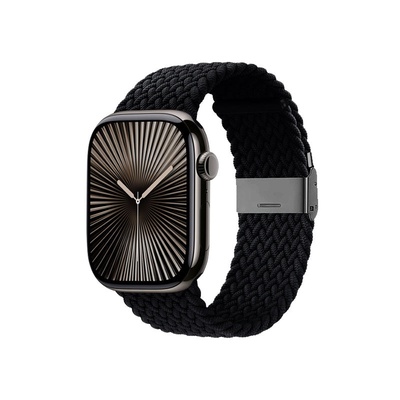 Crong Λουράκι Apple Watch 4/5/6/7/8/9/10/11 - SE (1/2/3) - ULTRA (1/2/3) - 44/45/46/49mm Wave Band - Graphite