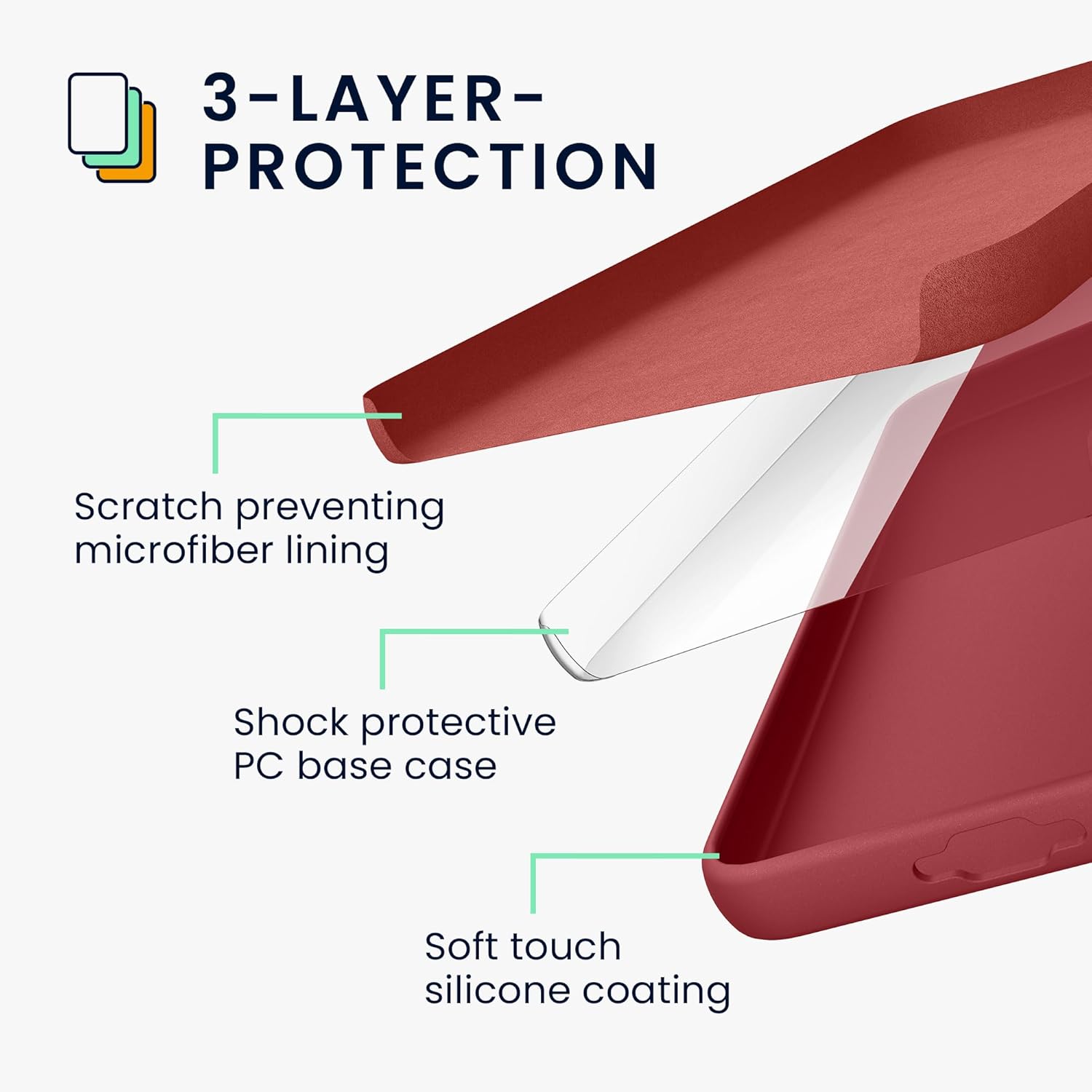 KW Samsung Galaxy S24+ Θήκη Σιλικόνης Rubberized TPU - Dark Rose