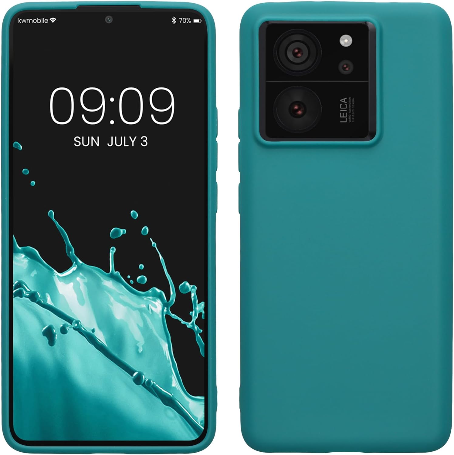 KW Xiaomi 13T / 13T Pro Θήκη Σιλικόνης TPU - Matte Petrol