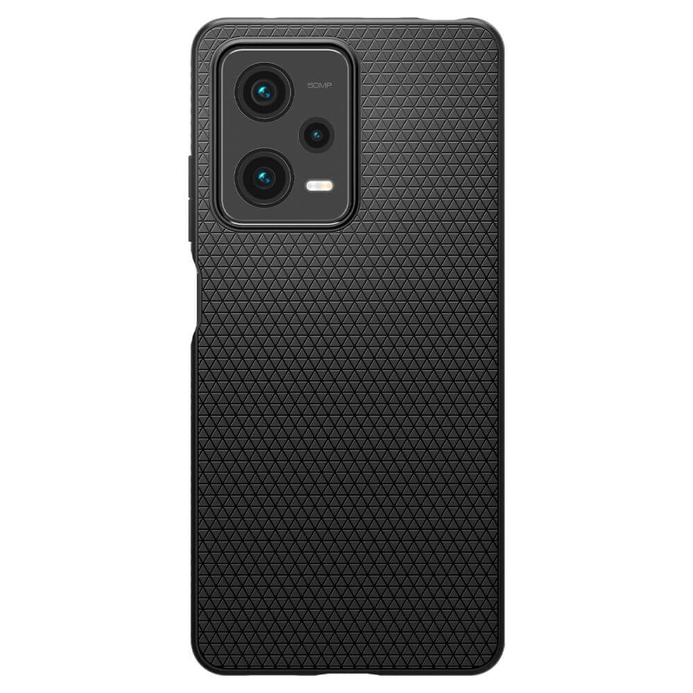 Spigen Xiaomi Redmi Note 12 Pro / Xiaomi Poco X5 Pro 5G Liquid Air Θήκη Σιλικόνης - Matte Black