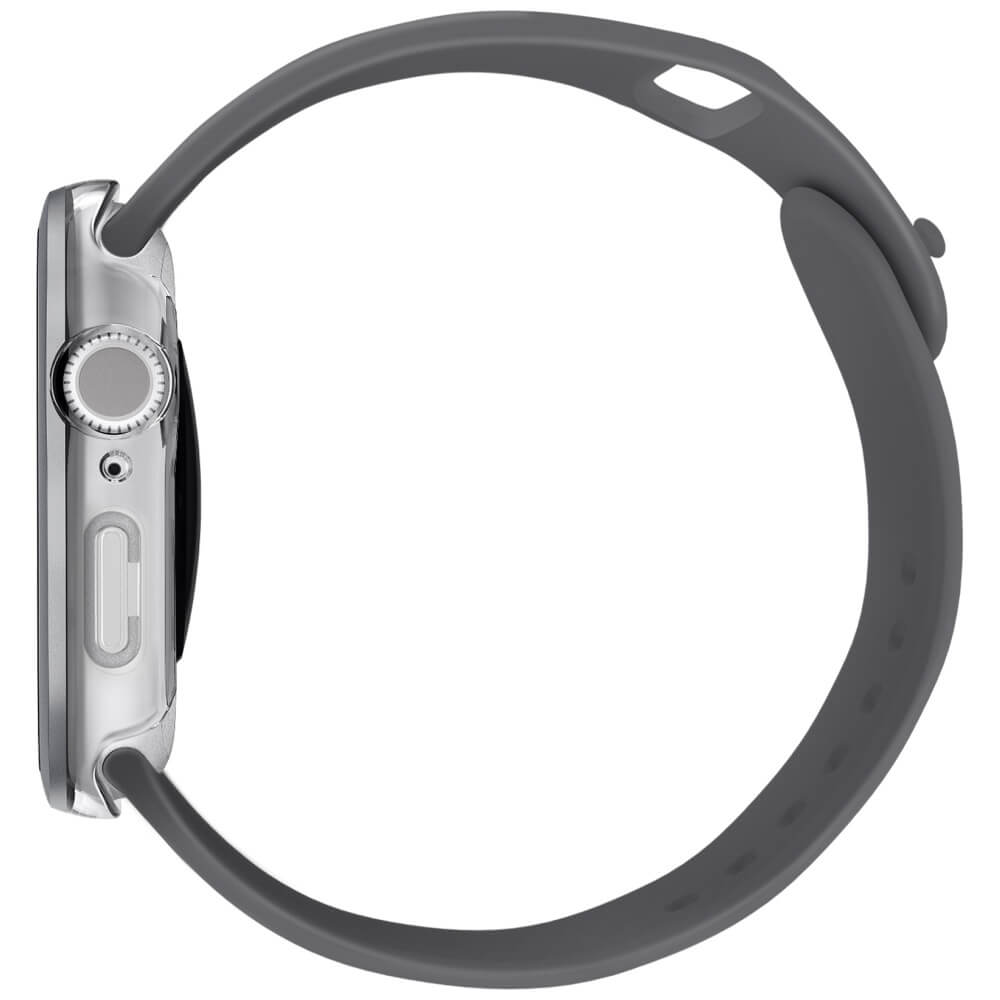Uniq Θήκη Apple Watch 10/11 - 42mm Voute με Προστασία Οθόνης - Silver