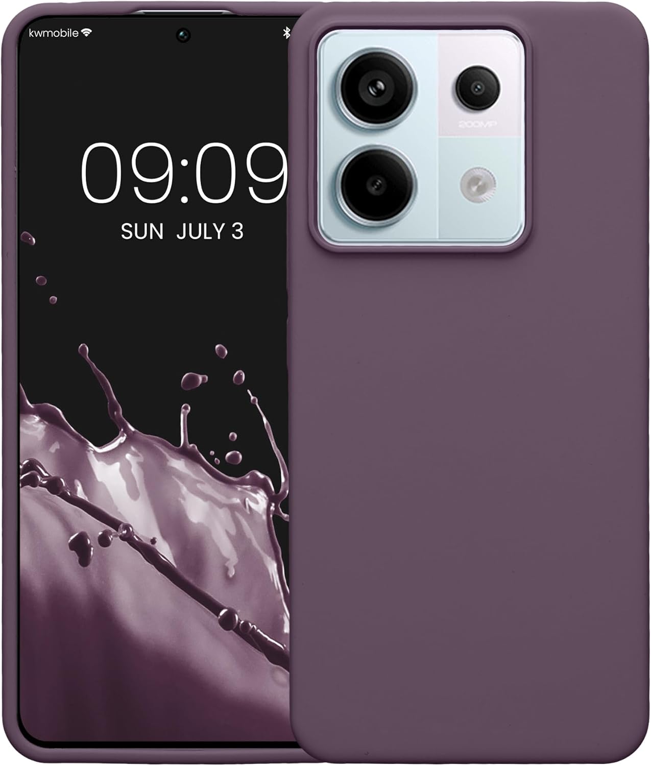 KW Xiaomi Redmi Note 13 Pro 5G / Poco X6 5G Θήκη Σιλικόνης Rubberized TPU - Light Iris