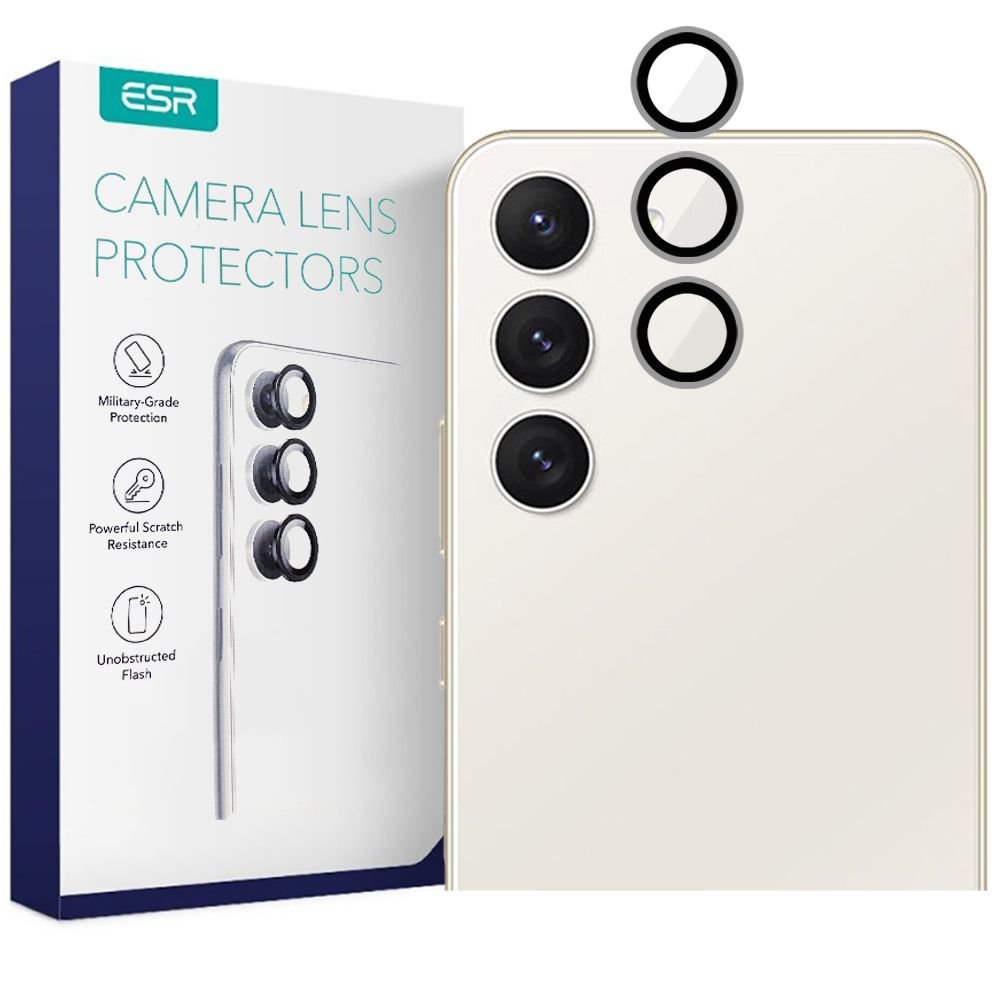 ESR Samsung Galaxy S23 / S23+ Camera Lens 9H Αντιχαρακτικό Γυαλί για την Κάμερα - Silver
