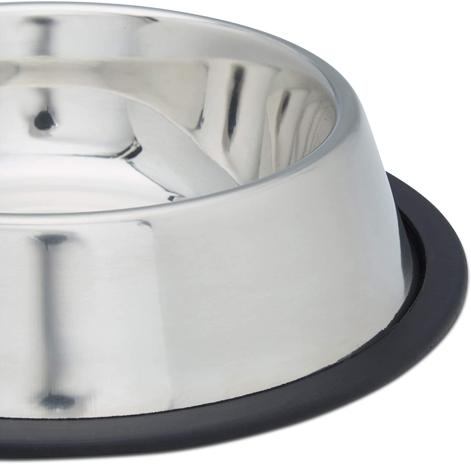 Relaxdays Σετ με 2 Μπολ για Κατοικίδια - 500 ml - Silver - 4052025947835