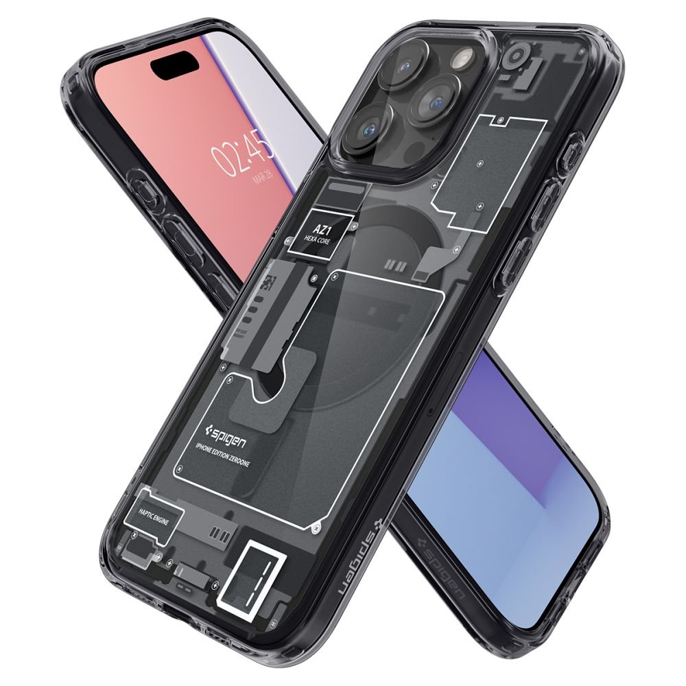 Spigen iPhone 15 Pro Max Ultra Hybrid Mag Σκληρή Θήκη με Πλαίσιο Σιλικόνης Και MagSafe - Zero One