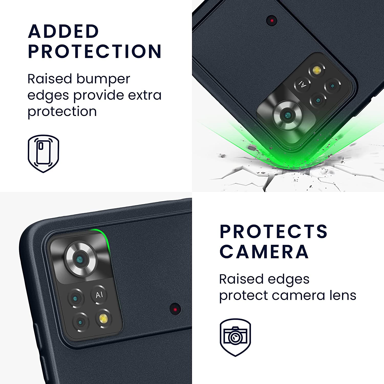 KW Xiaomi Poco X4 Pro 5G Θήκη Σιλικόνης TPU - Metallic Blackberry - 57984.115