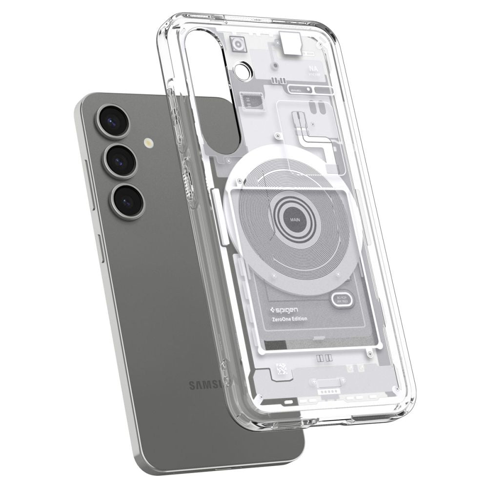 Spigen Samsung Galaxy S25 - Ultra Hybrid Mag - Σκληρή Θήκη με Πλαίσιο Σιλικόνης Και MagSafe - Zero One White
