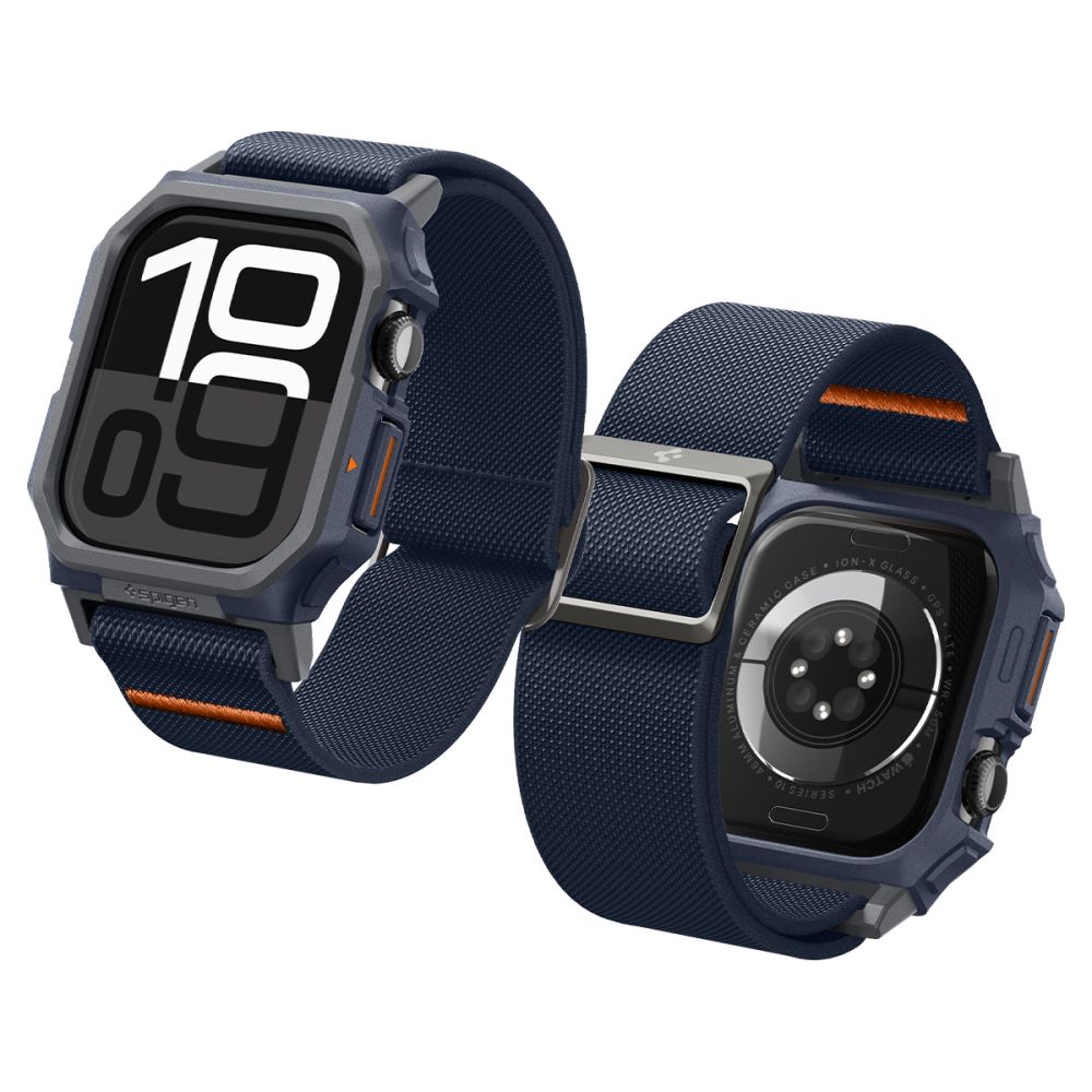 Spigen Λουράκι Apple Watch 10/11 - 46mm με Θήκη Προστασίας Lite Fit Pro - Navy Blue