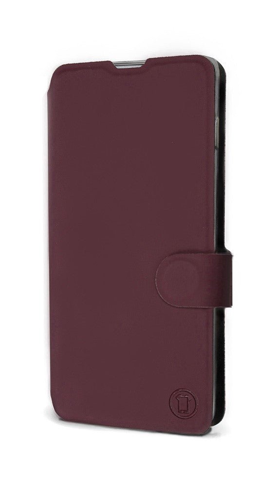 Mobiwear iPhone 14 Pro Θήκη Βιβλίο Slim Flip - Μπορντό - S_BUB