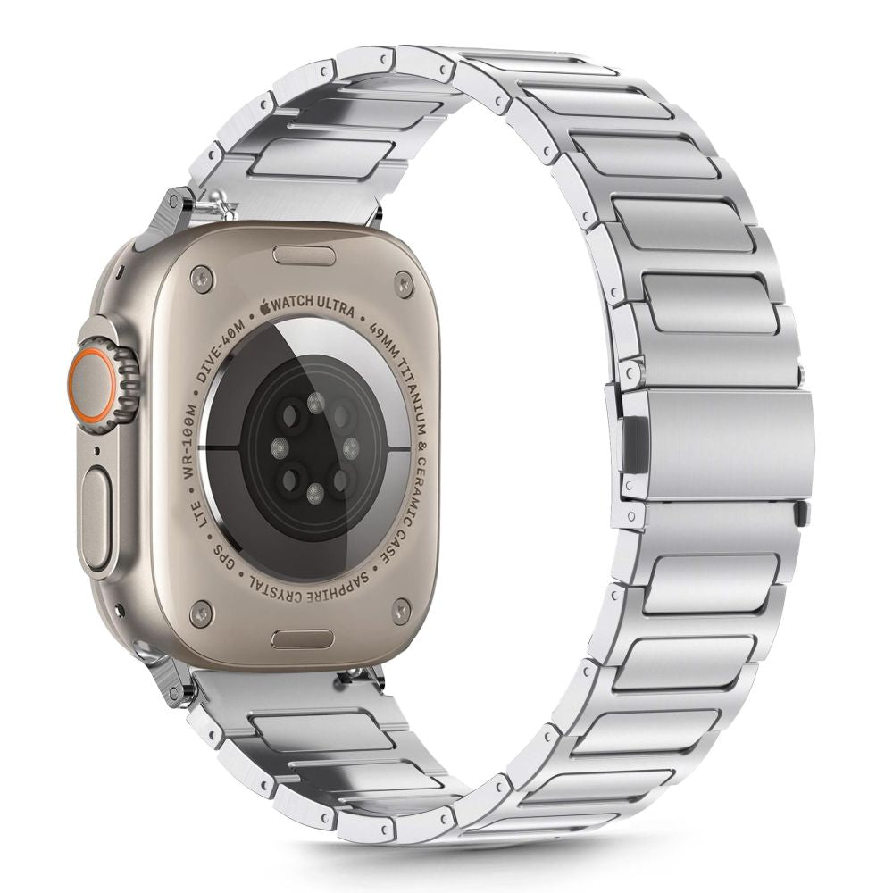 Tech-Protect Λουράκι Apple Watch 8/9/10/11 - SE (1/2/3) - Ultra (1/2/3) – 44/45/46/49mm Stainless Classic από Ανοξείδωτο Ατσάλι - Silver