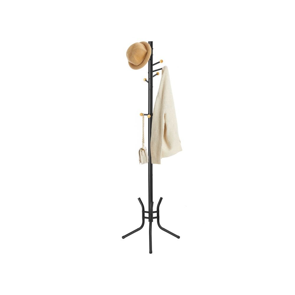Songmics Επιδαπέδια Μεταλλική Κρεμάστρα - 53.5 x 173 cm - Black - RCR028B01