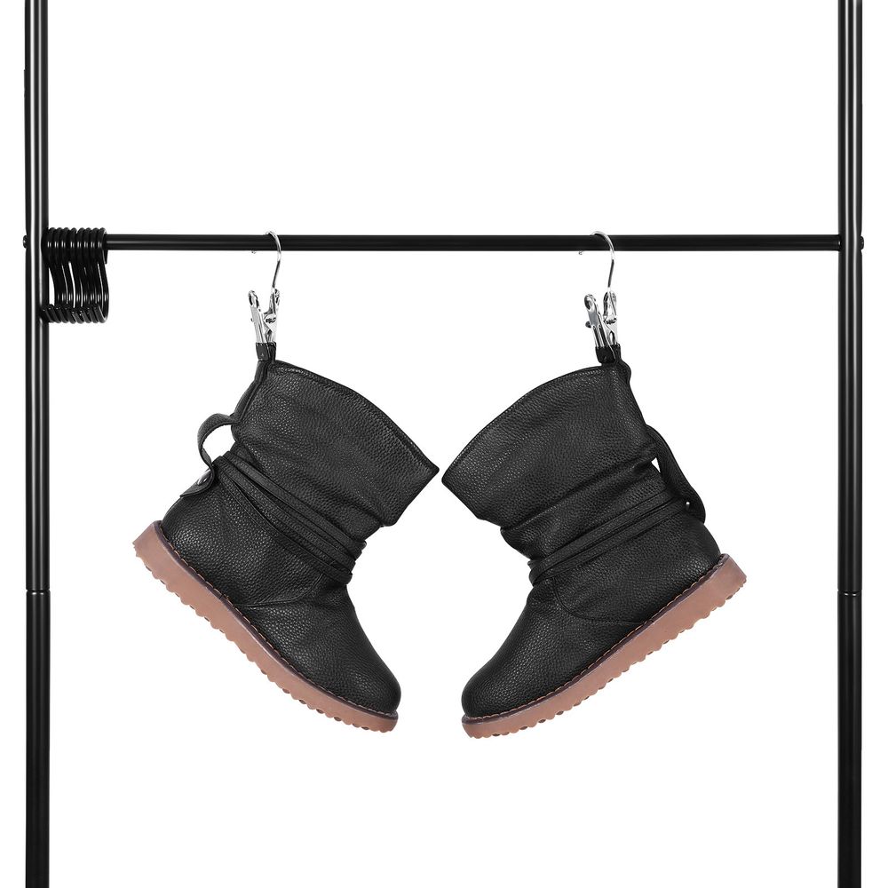 Songmics Σετ με 50 Μεταλλικούς Γάντζους με Clip - Silver - CRI001-50