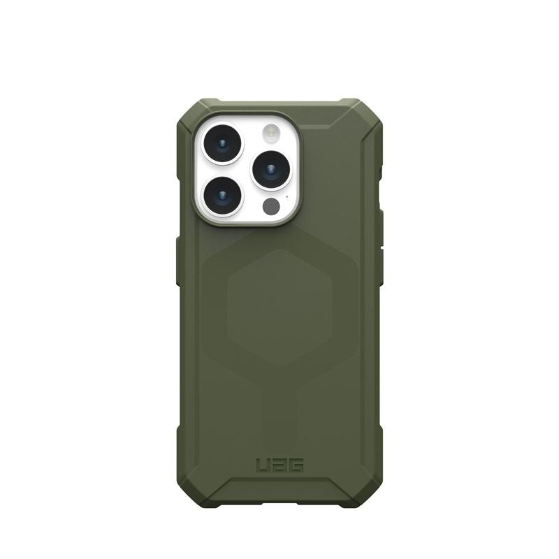 UAG iPhone 15 Pro Essential Armor MagSafe Θήκη Σιλικόνης TPU με MagSafe - Olive Drab