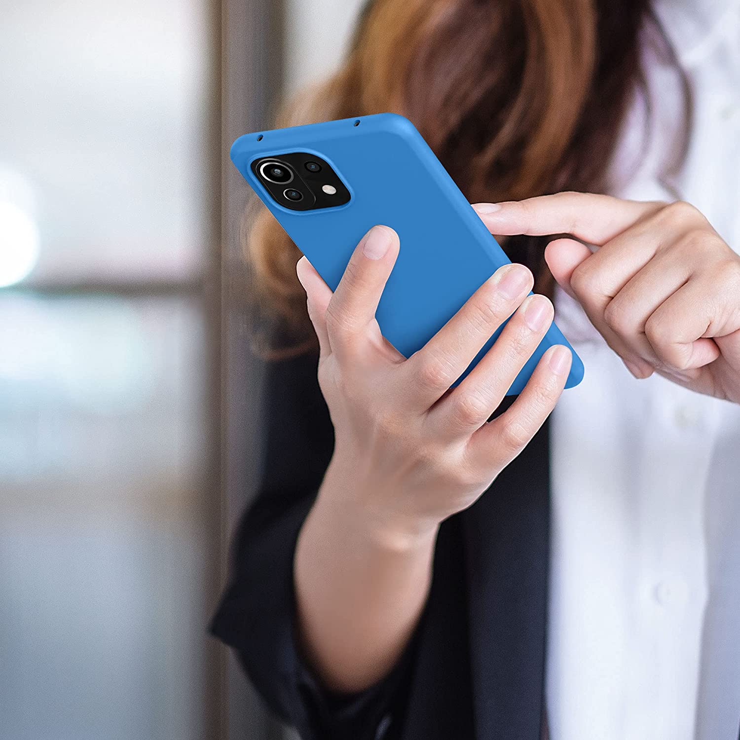 KW Xiaomi Mi 11 Lite / Mi 11 Lite 5G Θήκη Σιλικόνης TPU - Blue Temptation - 54726.157