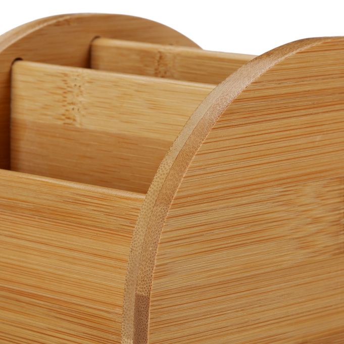 Relaxdays Μολυβοθήκη από Μπαμπού - Natural - 4052025246082