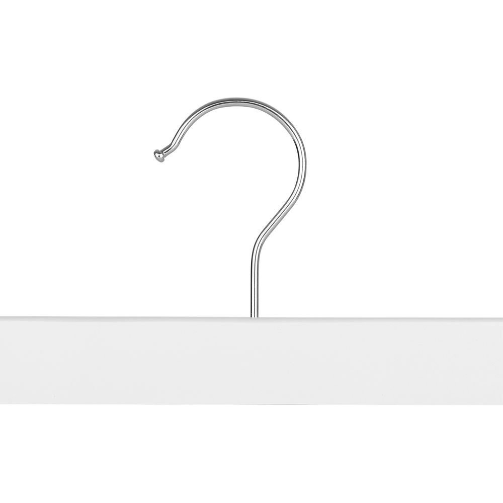 Songmics Σετ με 8 Ξύλινες Κρεμάστρες Παντελονιών - White - CRW008WT-8