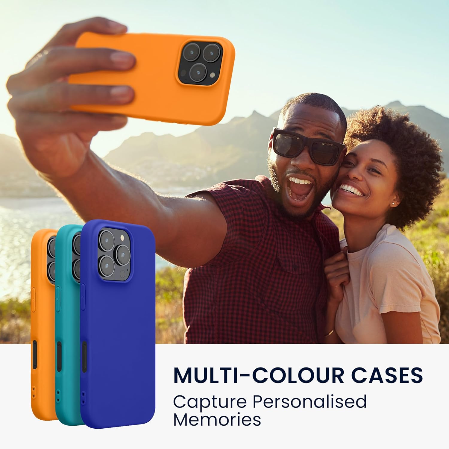 KW iPhone 16 Pro Λεπτή Θήκη Σιλικόνης TPU - Fruity Orange