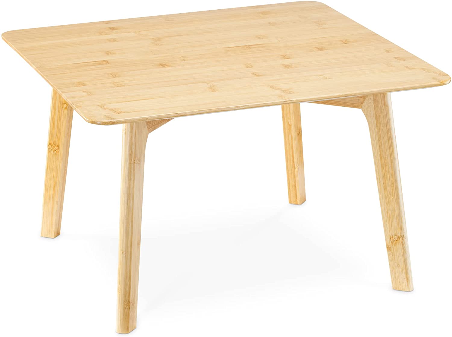 Navaris Βοηθητικό Τραπέζι από Μπαμπού - 51 x 51 x 31 cm - Brown - 55731.01