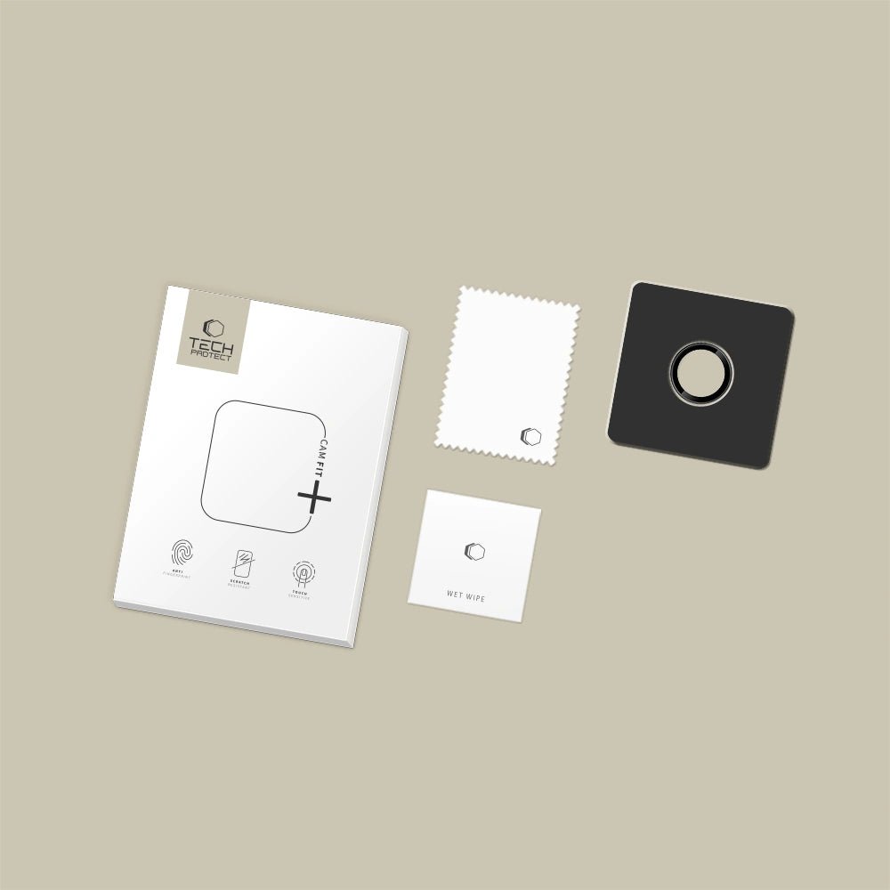 Tech - Protect iPhone Air Camring Fit+ Αντιχαρακτικό Γυαλί για την Κάμερα - Black