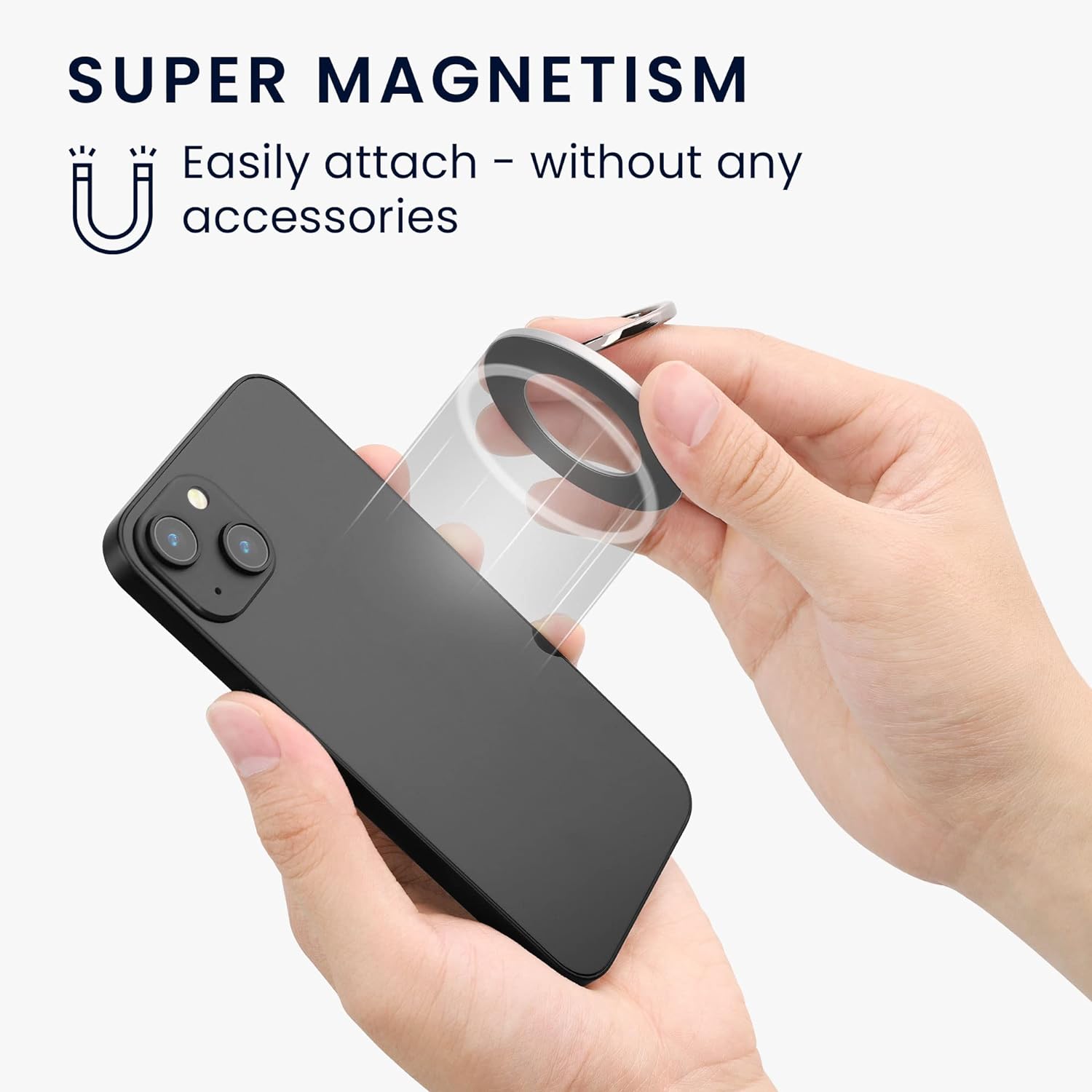 KW Μαγνητικό Δαχτυλίδι Συγκράτησης / Βάση Στήριξης Κινητού Συμβατό με MagSafe - Light Blue - 61319.23 - likebrands.gr