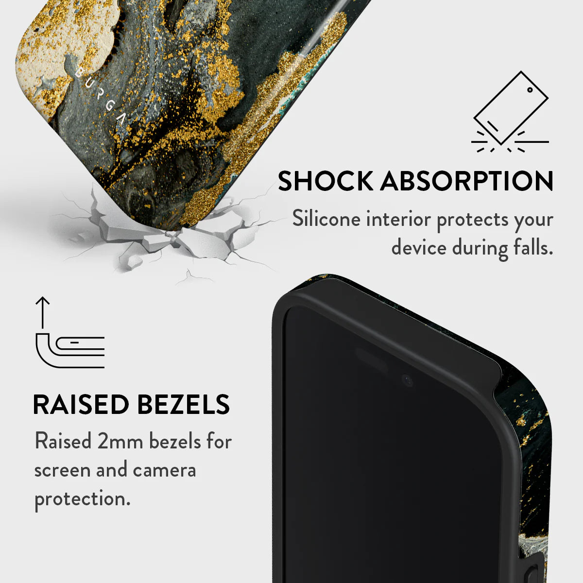 Burga iPhone 16 Pro Max Fashion Tough MagSafe Σκληρή Θήκη με MagSafe - Northern Lights