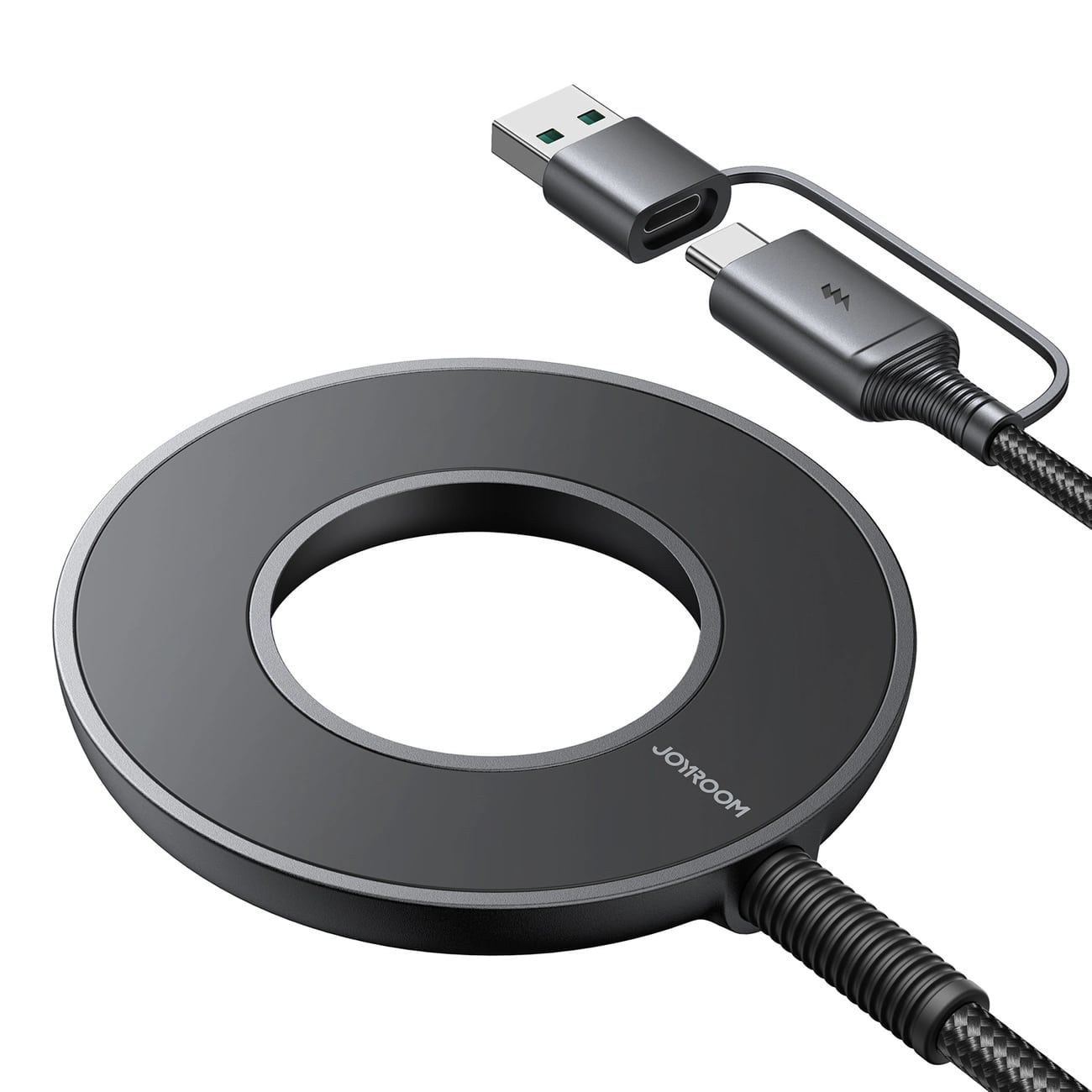 Joyroom JR-WQM03 15W Ασύρματος Μαγνητικός Φορτιστής MagSafe - Black
