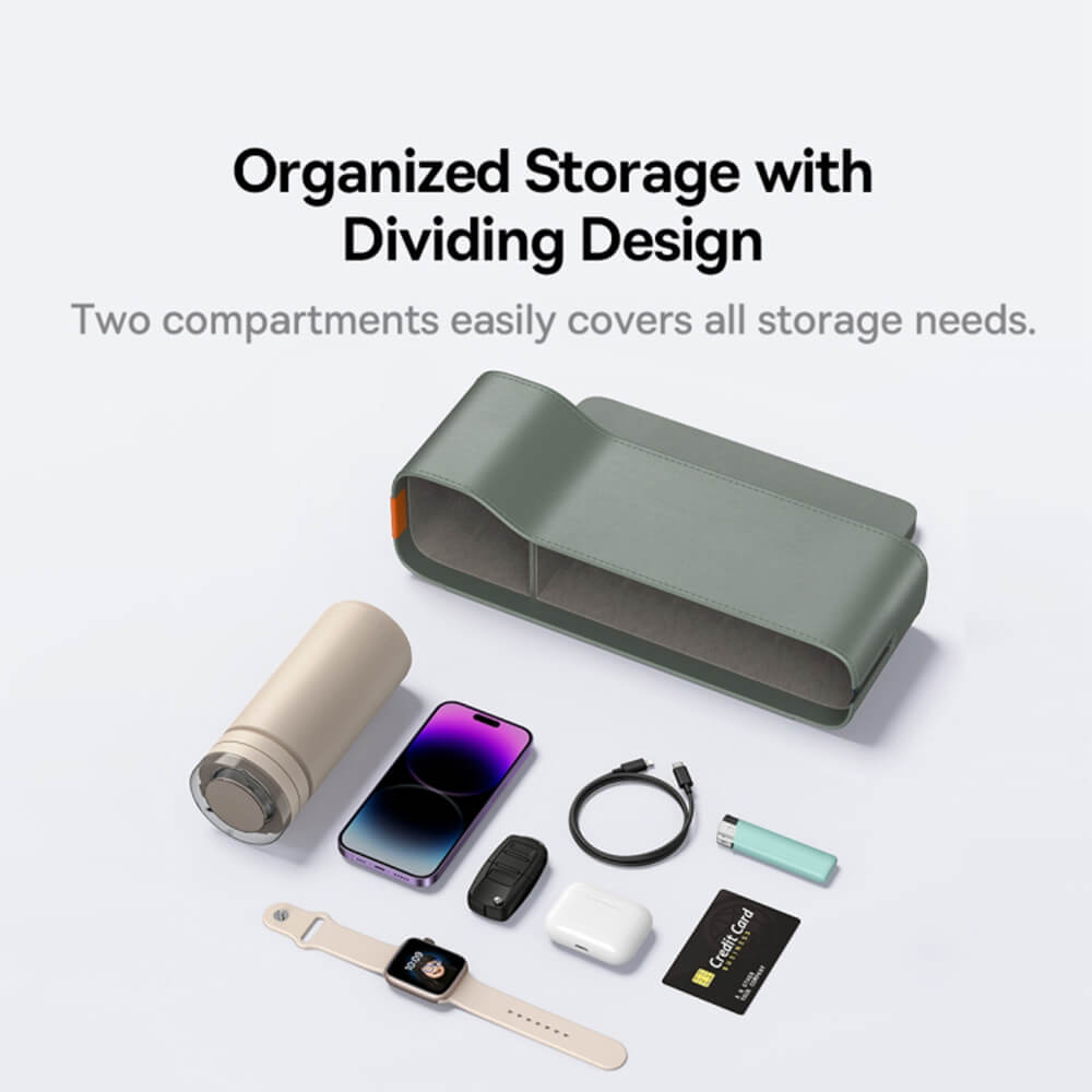 Baseus OrganizeFun Θήκη Οργάνωσης για το Αυτοκίνητο - Frosted Grey