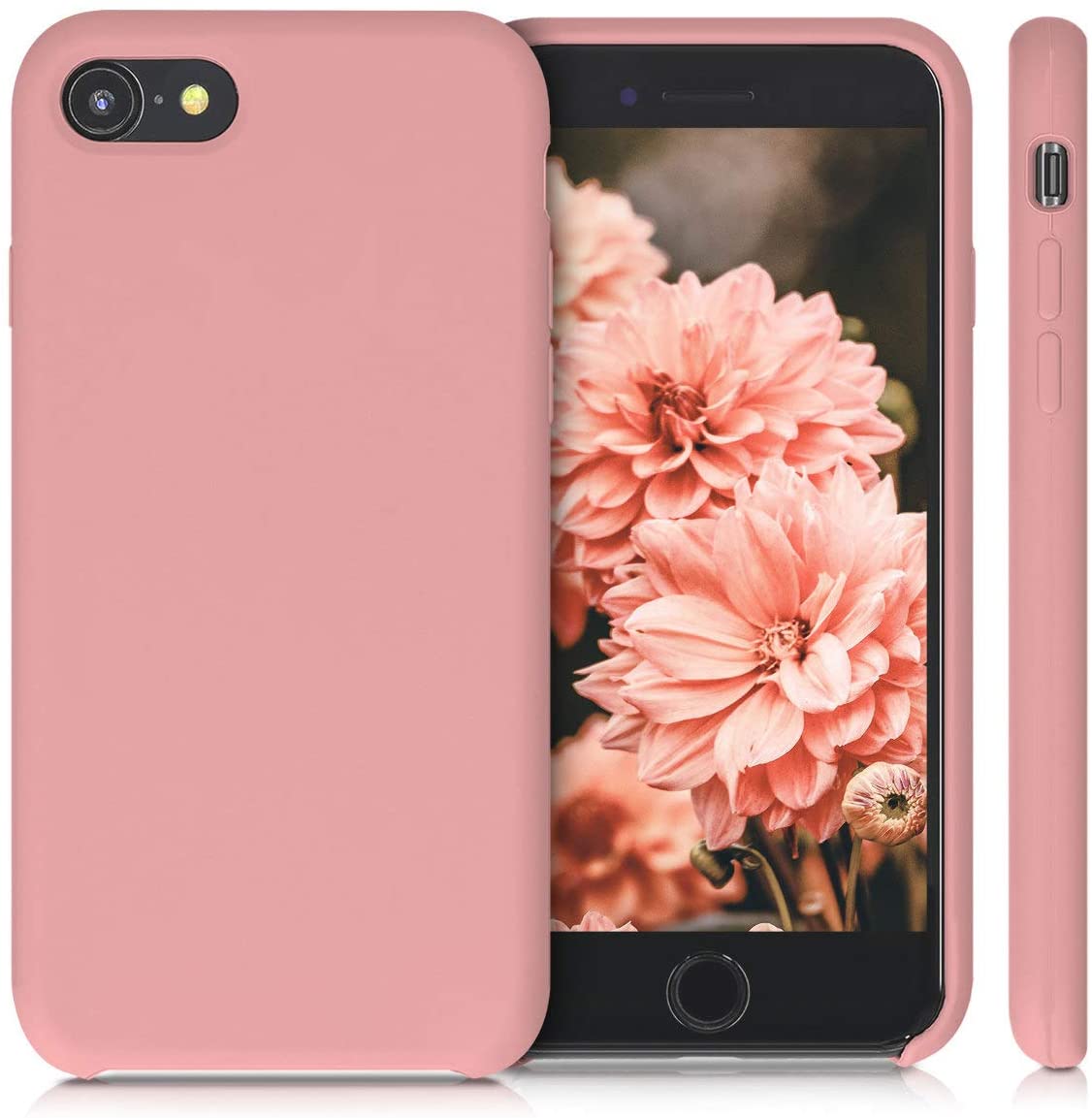 KW iPhone SE 2022 / SE 2020 / 7 / 8 Θήκη Σιλικόνης Rubber TPU - Rose Tan - 40225.193