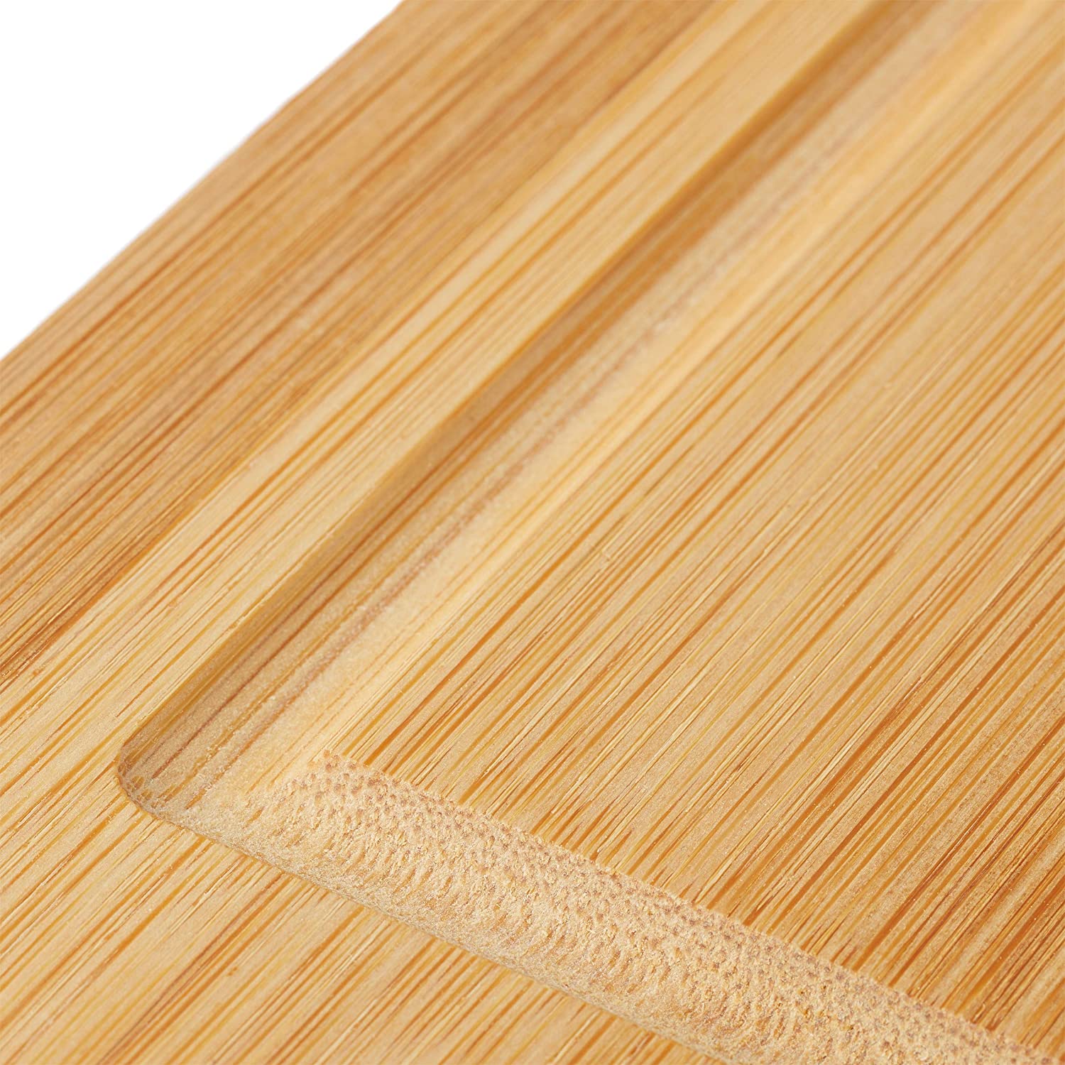 Relaxdays Σετ με 2 Σανίδες Κοπής από Μπαμπού - Natural - 4052025314583