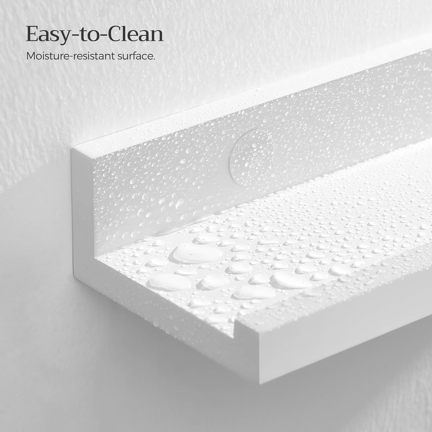 Songmics Σετ 3 Ράφια Τοίχου - 38 x 10 cm - White - LWS38WT