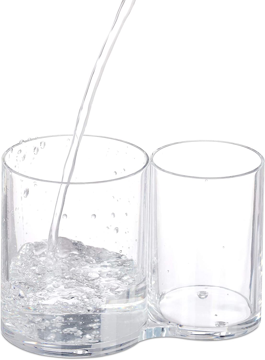 Relaxdays Σετ με 2 Κουτιά Αποθήκευσης για Μπατονέτες - Clear - 4052025928667