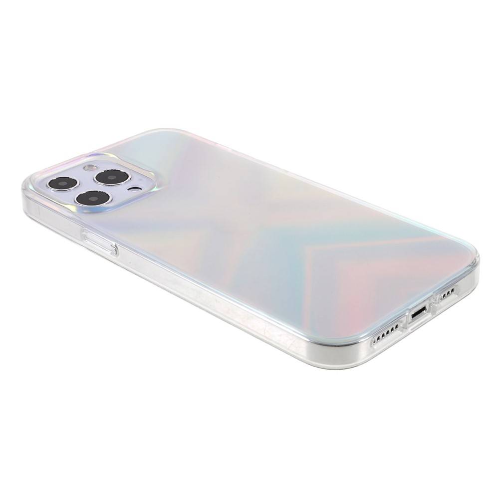 Kingxbar iPhone 13 Pro Streamer Series Σκληρή Θήκη με Πλαίσιο Σιλικόνης - Triangle Pattern - Multicolor