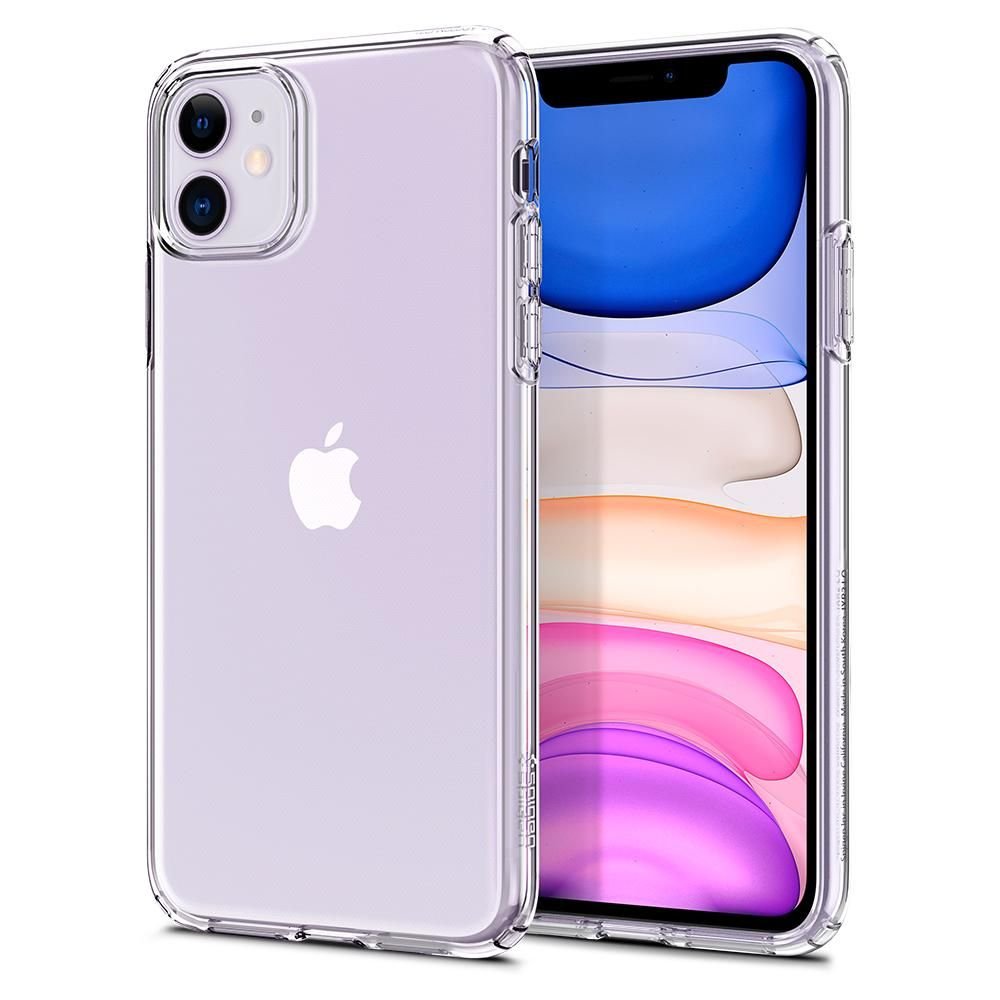 Spigen iPhone 11 Liquid Crystal Θήκη Σιλικόνης - Crystal Clear
