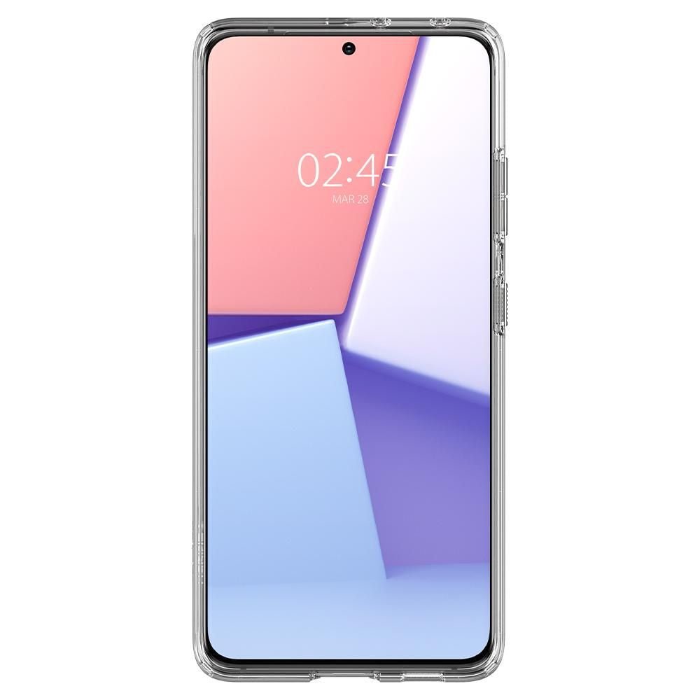 Spigen Samsung Galaxy S21 Ultra - Ultra Hybrid Σκληρή Θήκη με Πλαίσιο Σιλικόνης - Crystal Clear