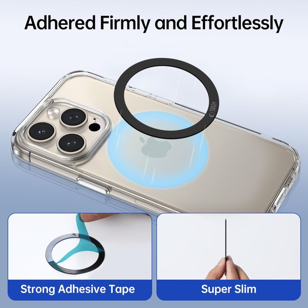 Tech-Protect MMP-110 Magnetic Δακτύλιος MagSafe - 2 Τεμάχια - Black / Black