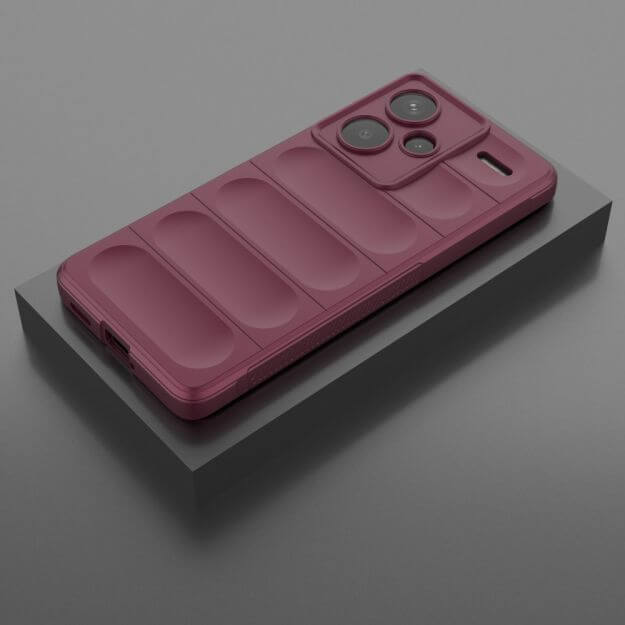 Techsuit Xiaomi Redmi Note 13 Pro+ 5G Magic Shield Θήκη Σιλικόνης TPU - Bordeaux