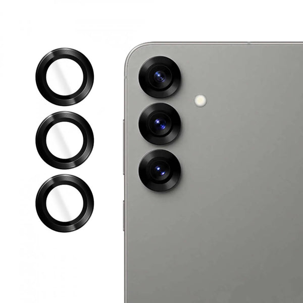 Lito Samsung Galaxy S25 - S+ Camera Glass Protector - Αντιχαρακτικό Γυαλί για την Κάμερα - Black